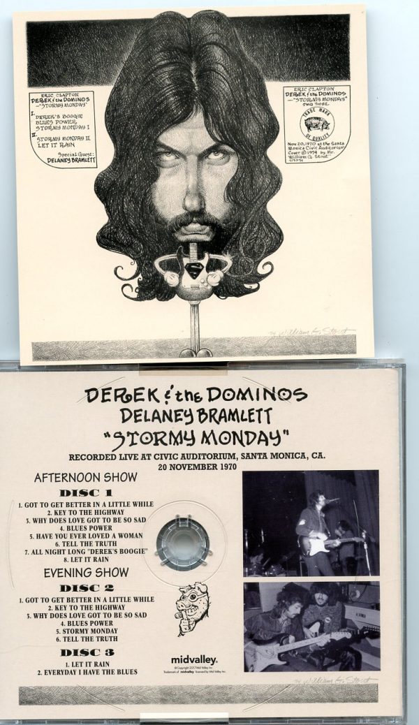 Eric Clapton - Stormy Monday ( Mid Valley ) ( 3 cd set ) ( Civic Auditorium , Santa Monica , CA , November 20th , 1970 )