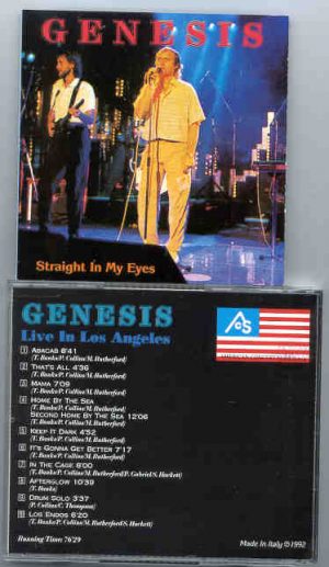 P. Gabriel  /  GENESIS  /  P. Collins - Straight In My Eyes ( Live in Los Angeles 1984 )