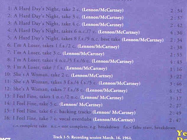 The Beatles - Studio Sessions At Abbey Road Vol. 3 ( Yellow Dog )