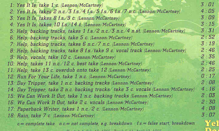 The Beatles - Studio Sessions At Abbey Road Vol. 4 ( Yellow Dog )