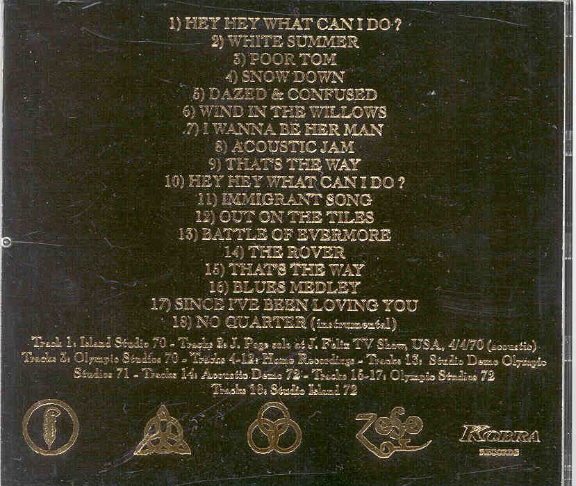 Led Zeppelin - Studio Gems Vol. 2 ( Studio Sessions at Headley Grange Studios )