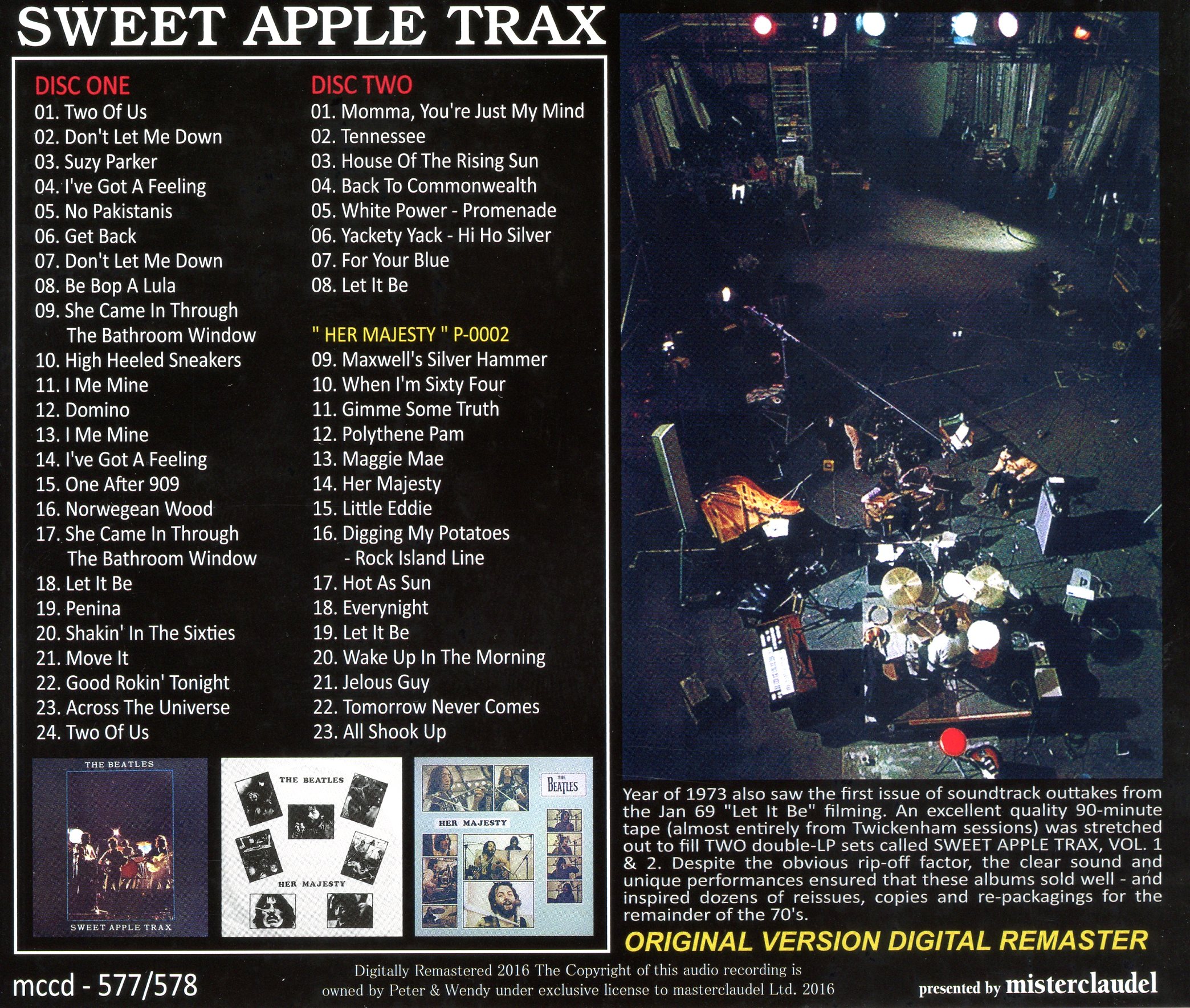 The Beatles - Sweet Apple Trax ( 2 CD!!!!! SET ) ( Misterclaudel )