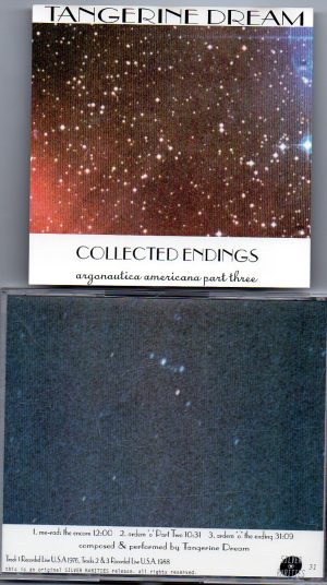 Tangerine Dream - Collected Endings Argonautica Americana Part Three( Live in USA 1988 ) ( Silver Rarities )