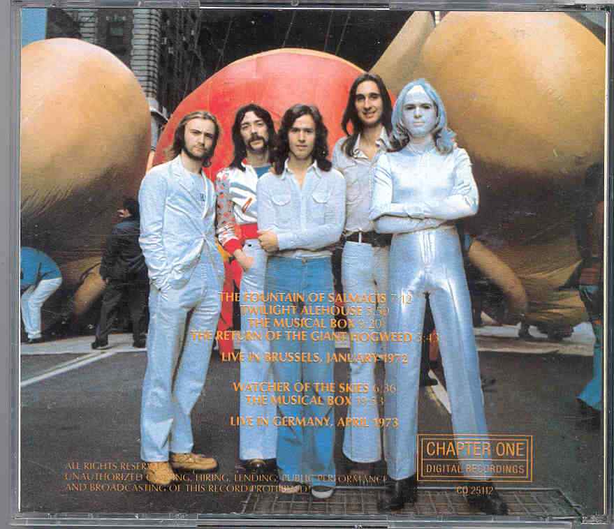 P. Gabriel / GENESIS / P. Collins - Tango ( Chapter One ) ( Live in Germany , 1973 )
