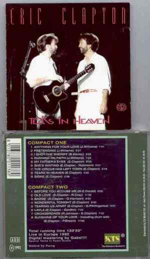 Eric Clapton - Tears In Heaven ( Live In Europe 1992 ) ( 2 CD set ) ( KTS )
