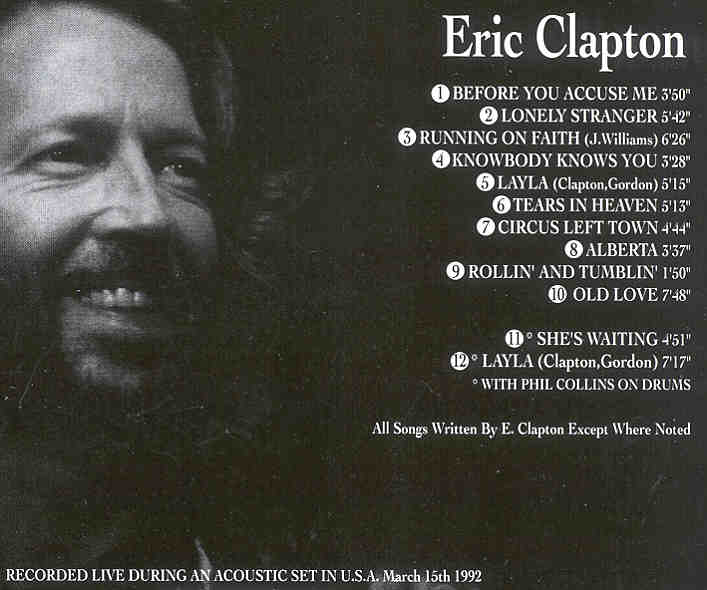 Eric Clapton - Tears In Heaven ( Live In USA , March 15th , 1992 ) ( Live Storm )