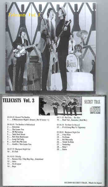 The Beatles - Telecasts Vol. 3 ( SECRET TRAX )