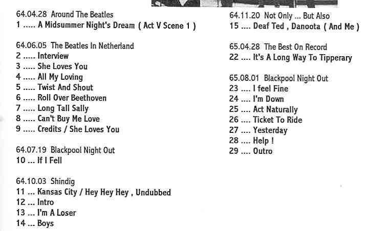 The Beatles - Telecasts Vol. 3 ( SECRET TRAX )