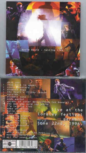 David Bowie - Telling Lies ( Live at The Loreley Festival , Germany , June 22nd , 1996 ) ( 2 CD set )