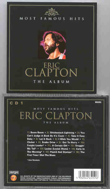 Eric Clapton - The Album ( Live & Studio ) Vol. 1