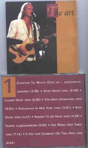 Sting / The Police - The Art Of The Heart Part 1( Red Phantom )( Small Private Show in California , July , 1988 )