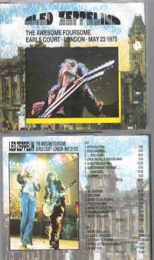 Led Zeppelin - The Awesome Foursome ( 3 CD SET ) ( Earls Court , London , May 23rd , 1975 )