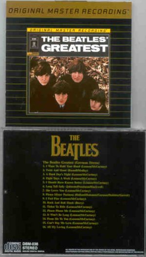 The Beatles - Dr. EBBETTS DBM 038 - THE BEATLES GREATEST - GERMAN STEREO