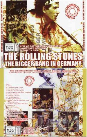 Rolling Stones - The Bigger Bang In Germany ( 2 CD!!!!! SET ) ( Stuttgart , Germany August 3rd , 2006 )