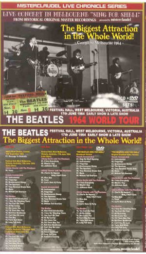 The Beatles - The Biggest Attraction In The Whole World  ( 2 CD!!!!! + 1 DVD Set ) ( Misterclaudel )