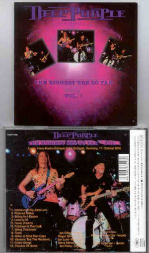 Deep Purple - The Biggest Bee So Far Vol 1 ( Stuttgart , Germany , October 17th , 2000 )