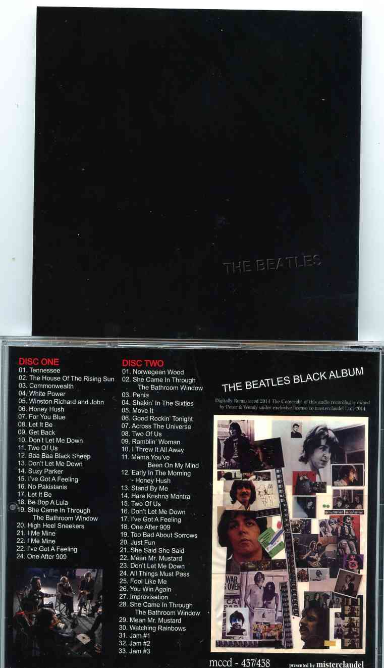 The Beatles - Black Album ( 2CD )( Misterclaudel ) (Recorded From The Get Back Sessions in January 1969, Conjunction with Sweet Apple Trax)