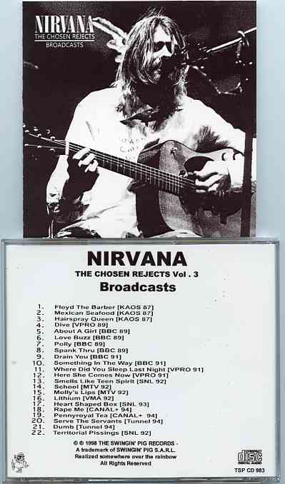 Nirvana - The Chosen Rejects Vol. 3 Broadcasts