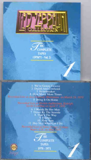 Led Zeppelin - The Complete Tapes 1970 / 1971 Vol.1 ( Studio Sessions various locations )