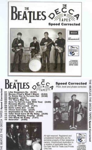 The Beatles - The Decca Tapes Remastered 2010 Edition Speed & Phase Corrected ( Extract Factory )