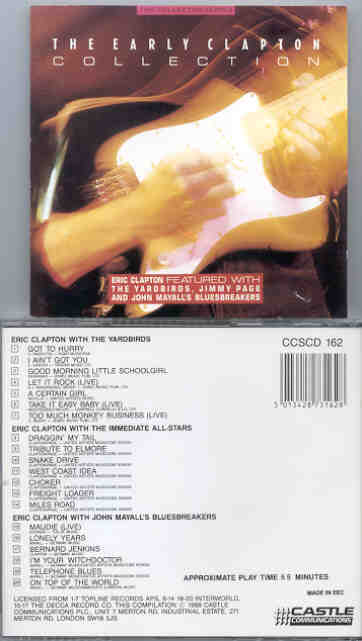 Eric Clapton - The Early Clapton Collection ( Yardbirds , John Mayall's Bluesbreakers , Jimmy Page )