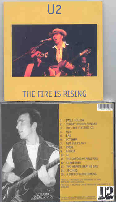 U2 - The Fire Is Rising ( Dortmund , Westfalenhalle , November 21st , 1984 + Bonus in Nantes October 23rd , 1984 )