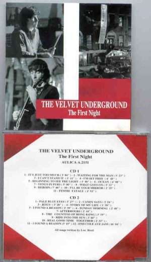 Lou Reed / Velvet Underground - The First Night ( 2 CD set ) ( Live at The End Cole Avenue , Oct 27th , 1969 )