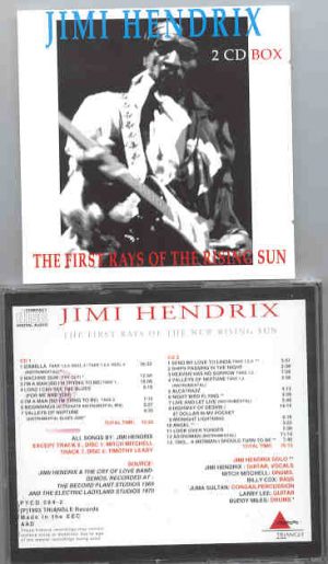 Jimi Hendrix - The First Rays Of The Risin' Sun ( Triangle Recs. ) ( 2 CD Set )