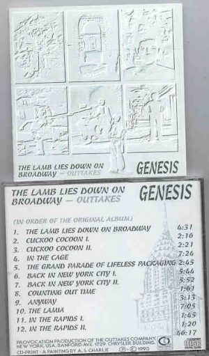 P. Gabriel / GENESIS / P. Collins - The Lamb Lies Down On Broadway Studio Outtakes