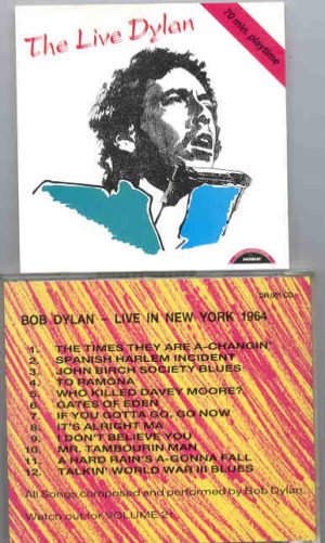 Bob Dylan - Live In New York 1964 ( Documents )