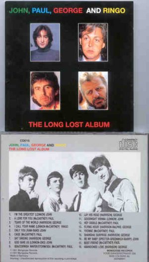 The Beatles - The Long Lost Album ( Mongoose Recs )