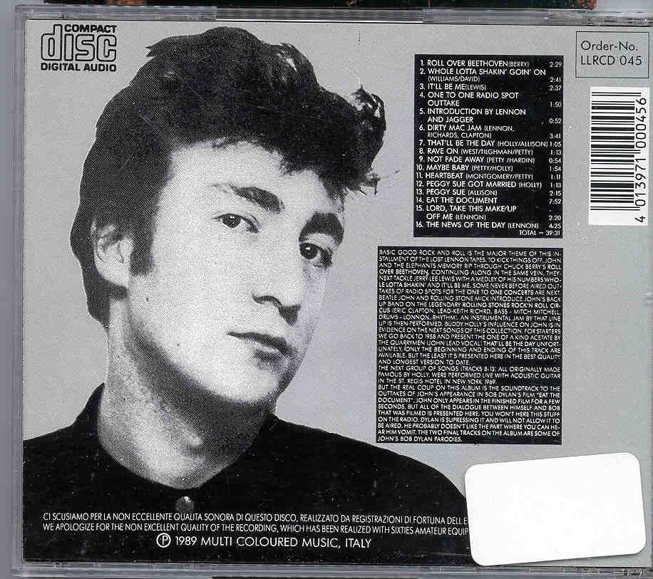 John Lennon - The Lost Lennon Tapes Vol. 1  ( Living Legend )