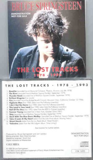 Bruce Springsteen - The Lost Tracks 1978 - 1993 ( 15 rare and unreleased tracks )
