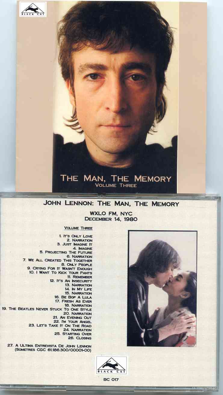 John Lennon - The Man The Memory Vol 3 ( WXLO FM , New York City , December 14th , 1980 )