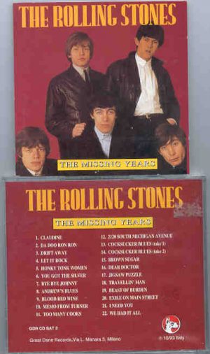 Rolling Stones - The Missing Years ( Great Dane )