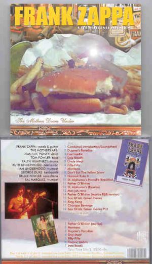 Frank Zappa - The Mothers Down Under ( 2 CD set ) ( Recorded Live on June 24th & 25th , 1973 , Sydney , Australia )
