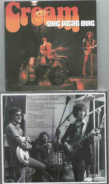 Eric Clapton - The Real One ( 2 CD set ) ( CREAM )( Grande Ballroom , Detroit , MI , USA , Oct 15th , 1967 )