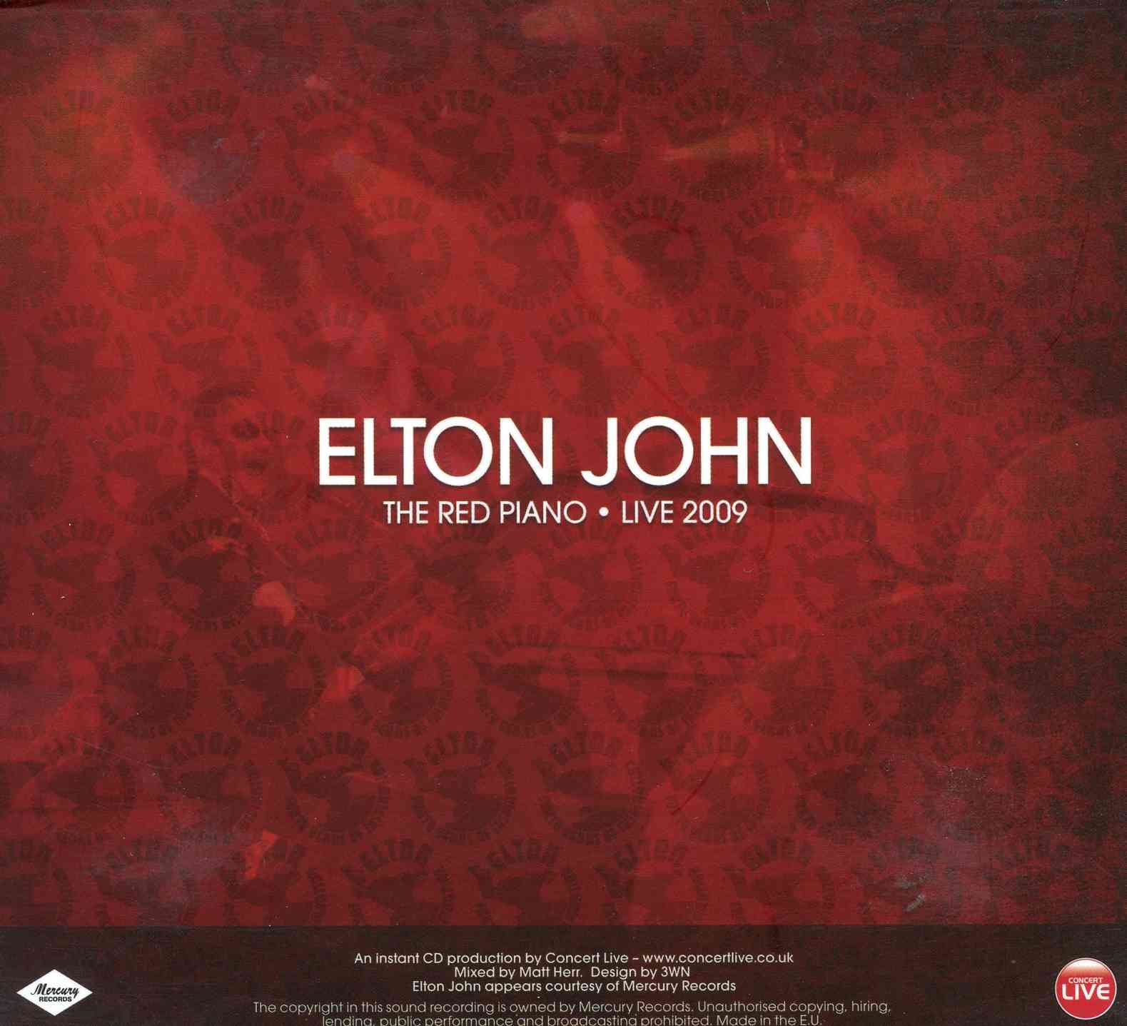 Elton John - Sportpaleis Antwerp 2009 ( 3 CD SET )( Complete Show in Antwerp , Belgium , October 13th , 2009 )