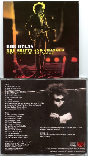 Bob Dylan – The Shifts And Changes – Sidney and Melbourne – April 1966 (2 CD)