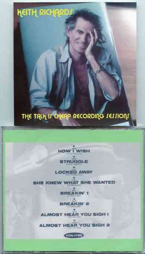 Rolling Stones - The Talk Is Cheap Recording Sessions ( Keith Richards at Studio )