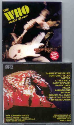 The Who - Shakin' All Over ( Fillmore East , New York City , USA , April 5th , 1968 )
