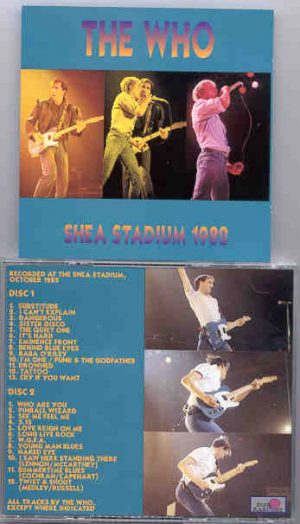 The Who - Shea Stadium 1982  ( Silver Rarities ) ( 2 CD!!!!! SET ) ( Shea Stadium , New York , USA , October 1982 )