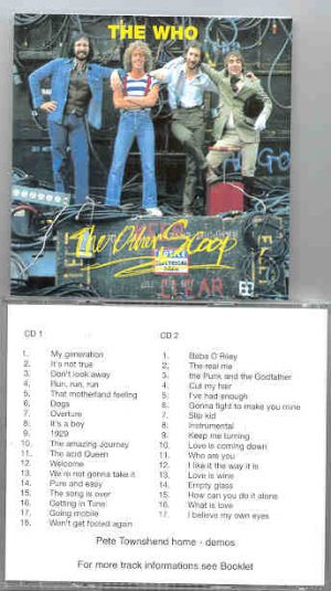 The Who - The Other Scoop ( 2 CD!!!!! SET ) ( Pete Townshend's Home Demos )