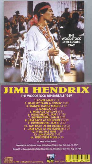 Jimi Hendrix - The Woodstock Rehearsals 1969 ( Midnight Beat )