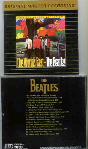 The Beatles - Dr. EBBETTS DBM 043 - THE WORLDS BEST - GERMAN STEREO