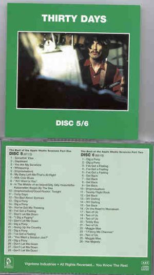 The Beatles - Thirty Days Vol. 5 & 6 ( 17 cds Set Vigotone ) ( Vigotone ) ( 2 CD!!!!! SET )