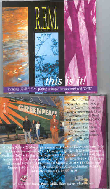 R.E.M. - This is It ! ( Red Phantom - Great Dane Recs.)