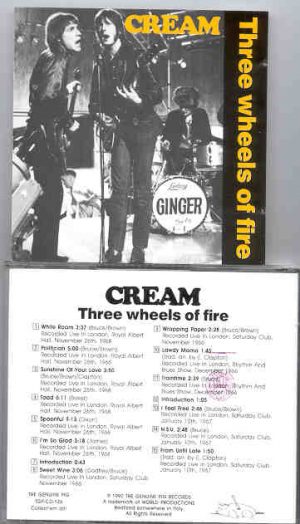 Cream - Three Wheels Of Fire ( Swingin' Pig ) ( Albert Hall 1968 plus London '66 & '68 )