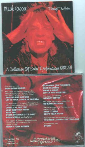 Rolling Stones - Through The Years ( Mick Jagger ) ( Swingin' Pig )