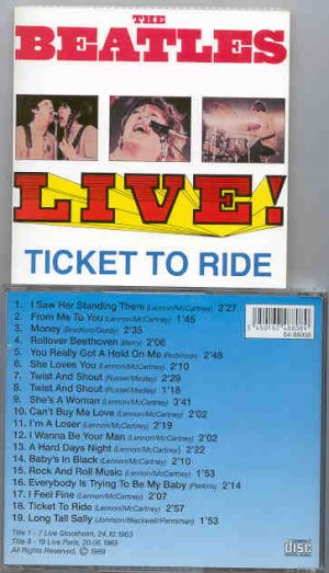 The Beatles - Live Ticket To Ride ( Stockholm - Paris ) ( SPA )